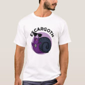 エスカおもしろいーゴシックカッコいいゴシックカタニールプン Tシャツ (正面)