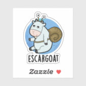 エスカヤギおもしろいのフランスのカタツムリ シール (シート)