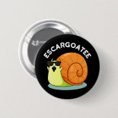 エスカルゴアおもしろいテスネイルエスカルゴプンダークBG 缶バッジ (正面&裏面)