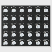 エスカルホおもしろいストフランスの幽霊カタツムイルプンダークBG ラッピングペーパー (フラット)