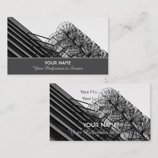 エスカレエレガントータ専門家向け名刺 名刺 (正面/裏面)