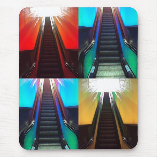 エスカレーターのマウスのマット マウスパッド (正面)