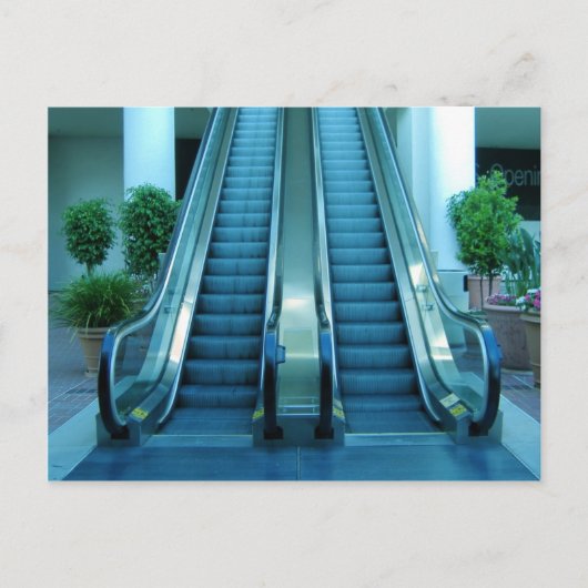 エスカレーター ポストカード (正面)