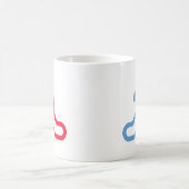 エスカレーター、階段無し コーヒーマグカップ (中央)