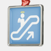 エスカレーター、階段無し メタルオーナメント (左)