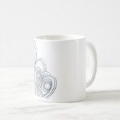 エスカレートする負荷 コーヒーマグカップ (正面右)
