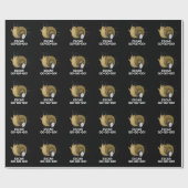 エスカーおもしろいゴフランスのゴSnail Pun Dark BG ラッピングペーパー (フラット)