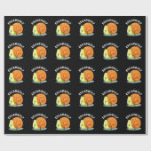 エスカールゴルフおもしろいエスカルゴカタツムイルプンダークBG ラッピングペーパー (フラット)