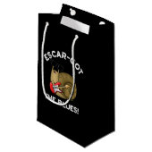 エスカ得ル – ザおもしろいブルースEscargot Pun Dark BG スモールペーパーバッグ (正面アングル)