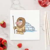 エスキモとイグルー スタンダードランチョンナプキン (インサイチュ)