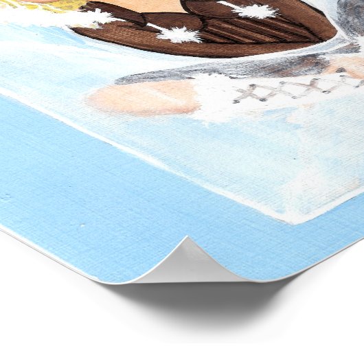 エスキモインアイスクォンタムかわいこちゃん ポスター (角)