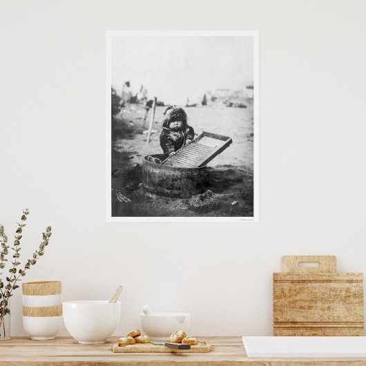 エスキモチャイルドアラスカ1905 ポスター (キッチン)