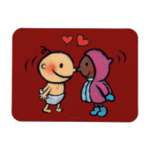 エスキモフレンドリーノーズキスキッズ マグネット (横)