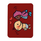 エスキモフレンドリーノーズキスキッズ マグネット (縦)