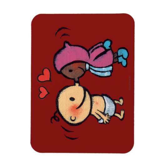 エスキモフレンドリーノーズキスキッズ マグネット (縦)