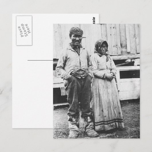 エスキモン夫婦 ポストカード (正面/裏面)