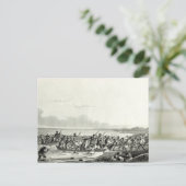 エスキモーたちがボートを略奪する ポストカード (スタンド正面)