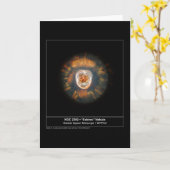 エスキモーの星雲2392のハッブルの望遠鏡 カード (黄色い花)