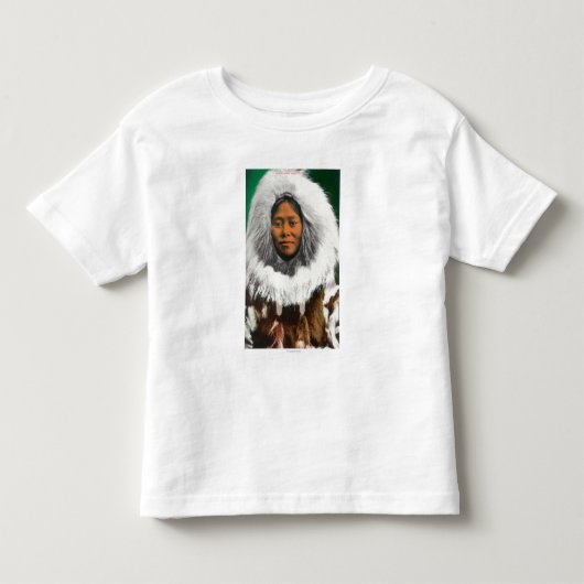 エスキモーの美しいの眺め トドラーTシャツ (正面)