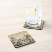 エスキモー族1817年(色の版木、銅版、版画) コースター (右側)