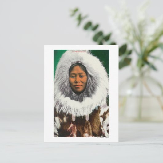 エスキモー美しい ポストカード (スタンド正面)