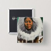 エスキモー美しい 缶バッジ (正面&裏面)