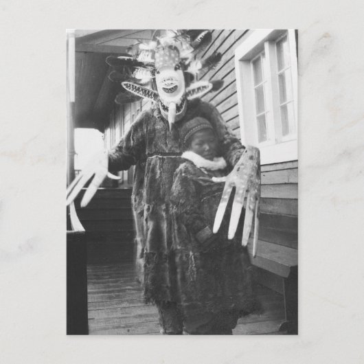 エスキモー薬師、1900年代初期 ポストカード (正面)