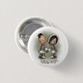 エスキモー語はボタンに接吻します 缶バッジ (正面&裏面)