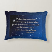 エスキモー諺おそらく彼らは星ではない アクセントクッション (裏面)