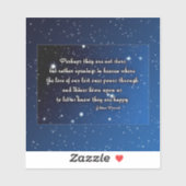 エスキモー諺 – おそらく彼らは星ではない シール (シート)