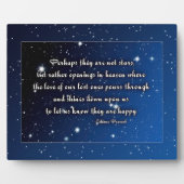 エスキモー諺 – おそらく彼らは星ではない フォトプラーク (正面)