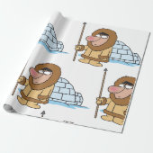 エスキモー・イグロラッピング紙 ラッピングペーパー (アンロールド)