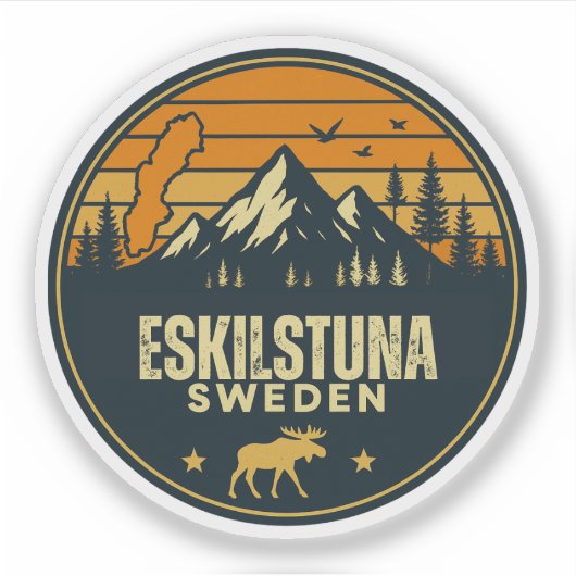 エスキルストゥーナ, スウェーデン Sverige シール (正面)