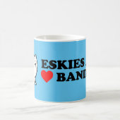 エスキーズアラブバンドイッツアメリカ・エスキモー犬 コーヒーマグカップ (中央)