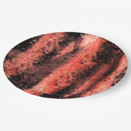 エスキータ・テキチュラ・サンゴavermelhado amassado ペーパープレート