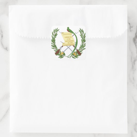 エスクドデアルマスデグアテマラ – コート・オブ・アームズ スクエアシール (バッグ)