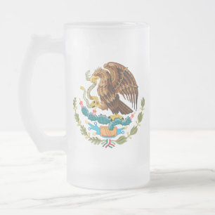 エスクドナシオナルデメキシコ – メブリーマメキシカーノ フロストグラスビールジョッキ