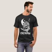 エスクリマ陰陽タイガー Tシャツ (正面フル)
