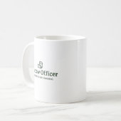 エスクローオフィサー - 中立的。信頼できる。不可欠。 コーヒーマグカップ (正面左)