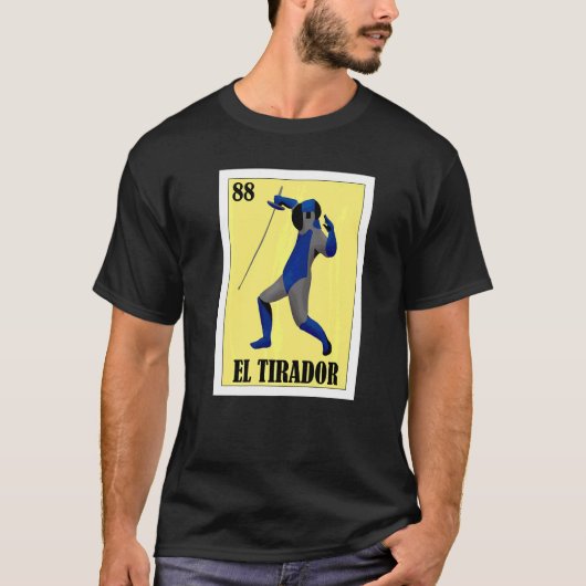 エスグリマ エル ティラドール メキシコ風 Tシャツ (正面)