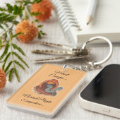 エスケープする必要がある…ポッティングされた生き物キーチェーン キーホルダー (正面右)