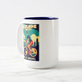 エスケープザシティライド砂利サイクリング ツートーンマグカップ (正面左)