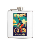 エスケープザシティライド砂利サイクリング フラスク (正面)