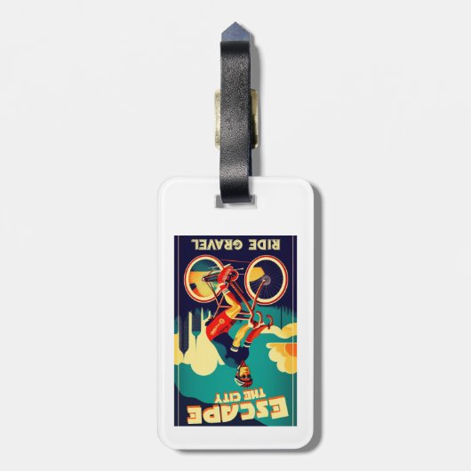 エスケープザシティライド砂利サイクリング ラゲッジタグ (裏面縦)