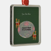 エスケープジンジャーブレッドマンホリデーフォトオーナメント メタルオーナメント (右)