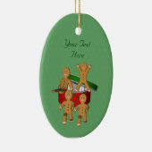 エスケープジンジャーブレッドマン休日 セラミックオーナメント (右)