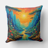 エスケープトゥ自然アートデザイン クッション (裏面)