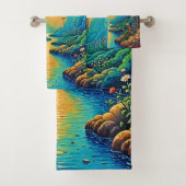 エスケープトゥ自然アートデザイン バスタオルセット (インサイチュ)