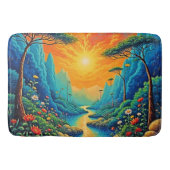 エスケープトゥ自然アートデザイン バスマット (正面)