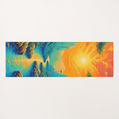 エスケープトゥ自然アートデザイン ヨガマット (裏面(横))